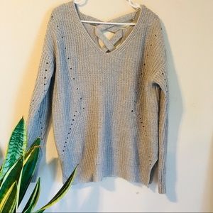 Grey cozy sweater
